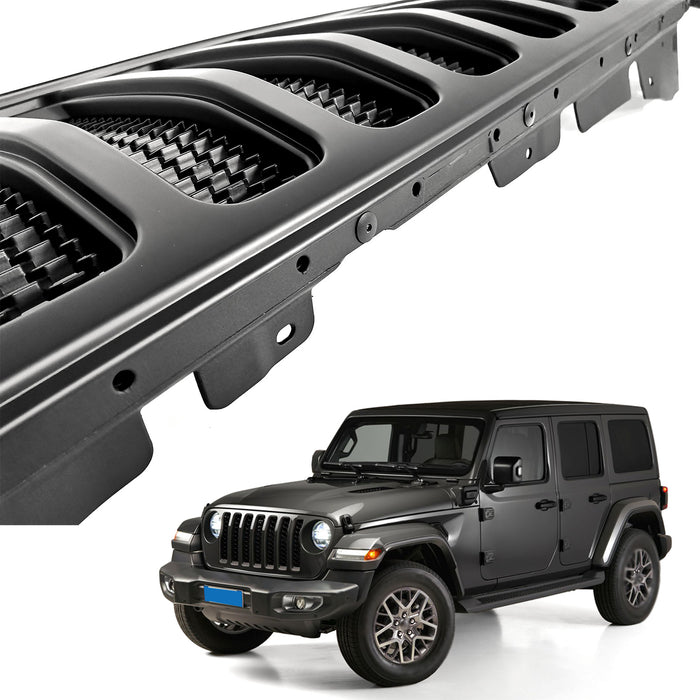 Fits 2018-2023 Jeep Wrangler 82215114 New Front Grille W/ Mesh Inserts Black