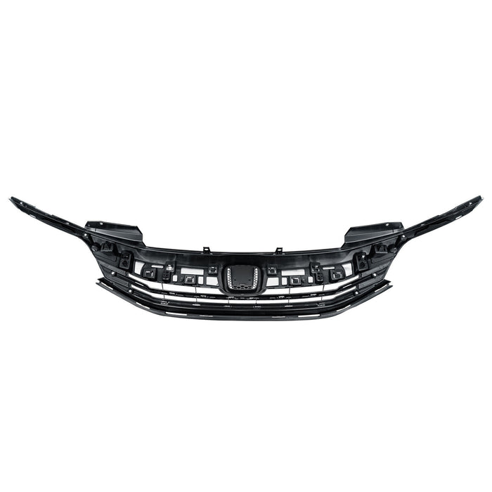 For 2016 2017 Honda Accord EX Front Bumper Upper & Lower Grille &LED FOG LIGHTS