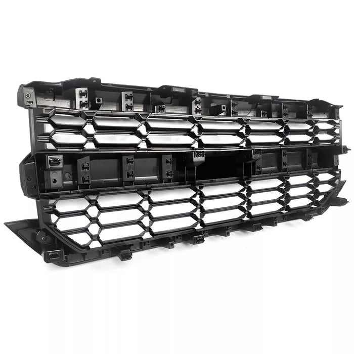 For 2016-2018 Chevrolet Silverado 1500 Front Upper Bumper Grille Black 84046156