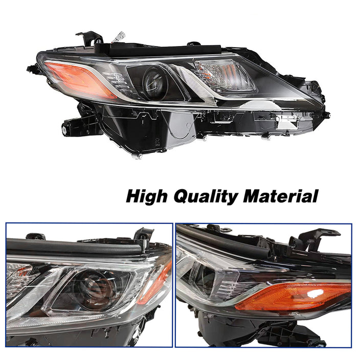 HID Front Headlamp Headlight Assembly for 2018-2022 Toyota Camry Pair L&R Side
