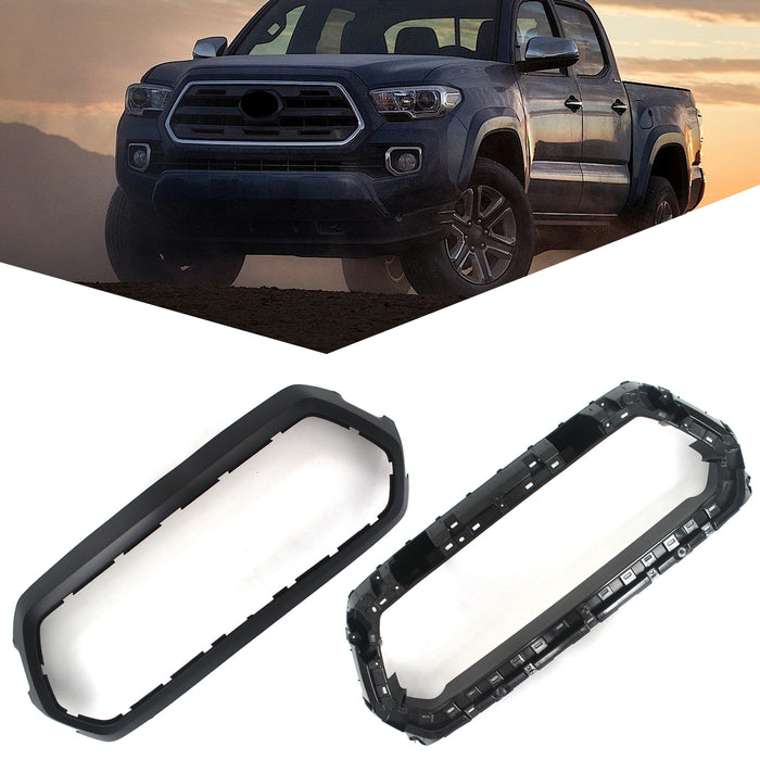 For Toyota Tacoma 2016-2022 Upper Grill Outer Frame Surround & Bracket Holder