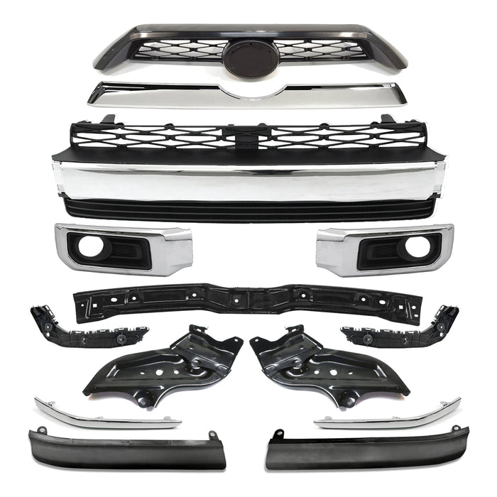 For 2014-2019 Toyota 4Runner Limited Front Bumper Grille Assembly Body Kits