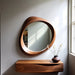 Asymmetrical Wall Mirror | Wooden Frame