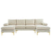 Modern U-Shaped Sectional Sofa with 2 Chaise Lounges