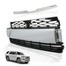 Front Bumper Lower Grille+Chrome Strip Trim Set for 14-20 Toyota 4Runner Limited