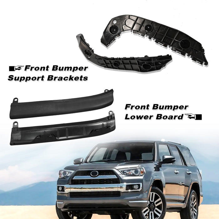For 14-19 Toyota 4Runner Limited Front Bumper + Grille Assembly + Strip Trim Set