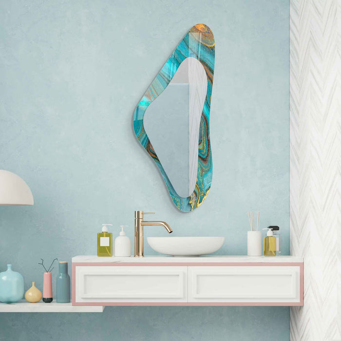 Luxury Wall Mirror | Tempered Glass | Unique Design