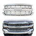 Front Bumper Upper Grille Chrome for 2016 2017 2018 2019 Chevy Silverado 1500