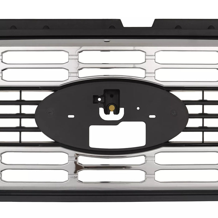 For 2023-2025 Ford F250 F350 F450 F550 Front Grille Chrome Super Duty XLT XL