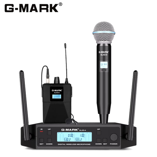 GLXD4 UHF Wireless Lavalier Mic 50M