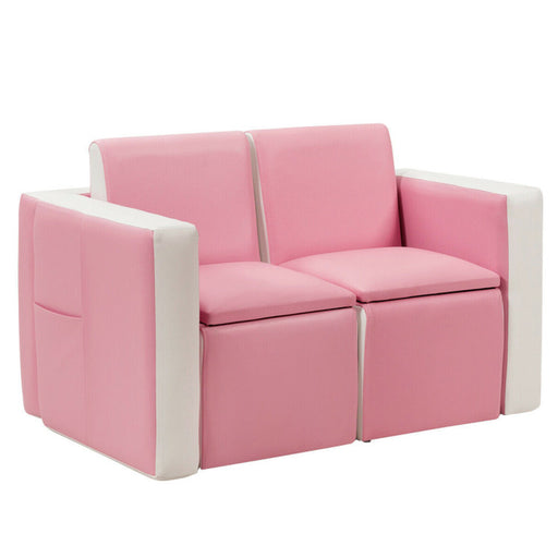 Convertible Kids Furniture Set: Sofa, Table, Chair