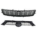 Front Bumper Upper Lower Grill Fog Lights Set for 2014-2019 Toyota 4Runner SR5