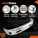 Front Bumper Face Bar Chrome for 2013-2018 Ram 1500 2019-2024 Ram 1500