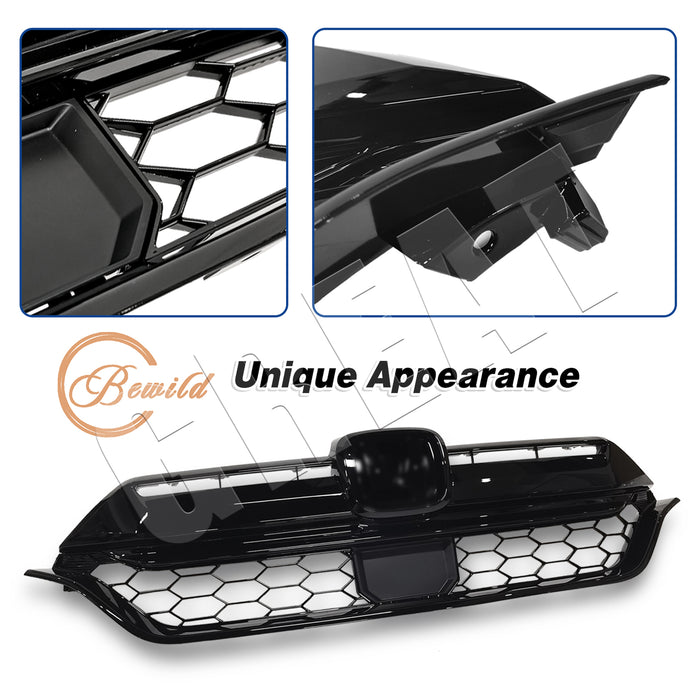 Fits 2020-2022 Honda CRV Front Grille Headlight Trim Fog Light Bracket Set 11Pcs