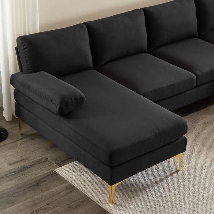 Modern U-Shaped Sectional Sofa with 2 Chaise Lounges