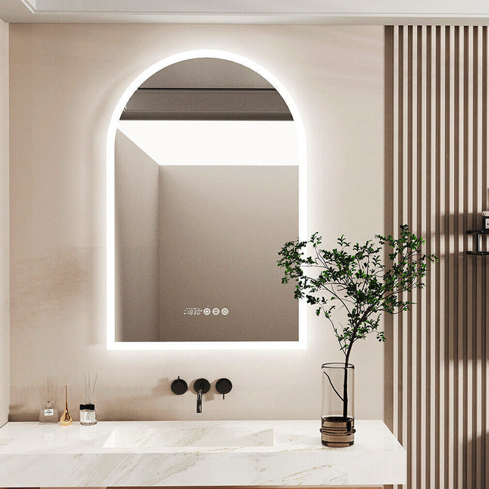 Arched Anti-Fog Bathroom Mirror 