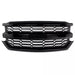 For 2016-2018 Chevrolet Silverado 1500 Front Upper Bumper Grille Black 84046156