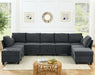 Modular Sectional Sofa Set with Storage: Velvet Comfort