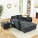 Modular Sectional Sofa Set with Storage: Velvet Comfort