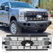 For 2023-2025 Ford F250 F350 F450 F550 Front Grille Chrome Super Duty XLT XL