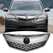 Fits 2014 2015 2016 Acura MDX Front Bumper Grille Grill W/Chrome Trim 75100-TZ5