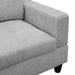 Light Grey Flannel Sofa Set: Modern Living Room Comfort