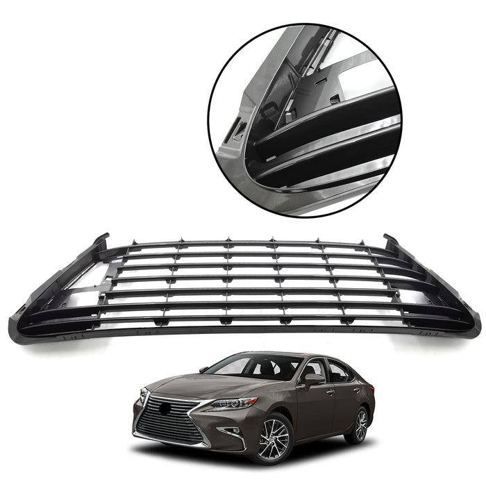 For 2016 - 2018 Toyota Lexus ES350 Es300H Front Bumper Lower Grille Sedan 4-Door