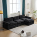 Modern L-Shaped Sectional Sofa: Cloud-Like Comfort