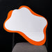 Wavy Acrylic Mirror | Orange & Iridescent