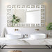 Glossy Silver Wall Mirror 