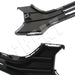 Front Lower Grill Valance Panel Fog Light Bezels Set for 2016-2021 Tacoma SR SR5