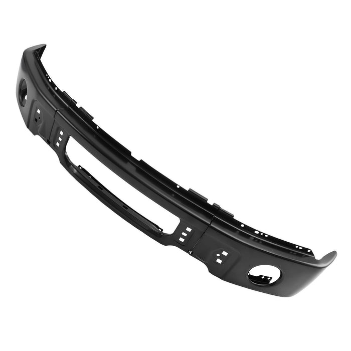 For Ford F150 2009-2014 Front Bumper Face Bar W/ Fog Light Hole Black Split