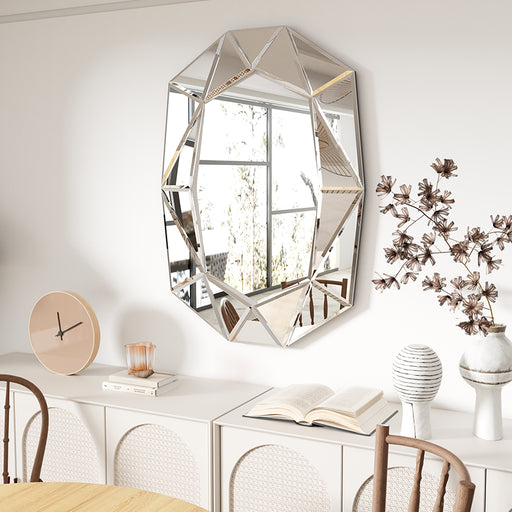 Vanity Wall Mounted Mirror Beveled Edge