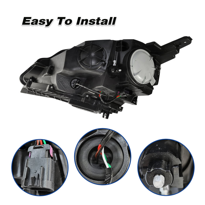 For 2012-2017 Buick Verano Halogen Headlight Headlamp Assembly Passenger Side