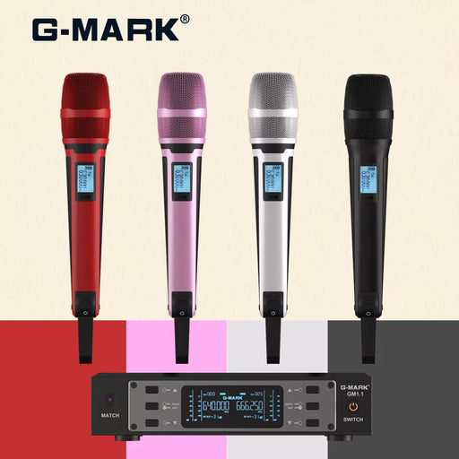 GM1.1 UHF Wireless Metal Handheld Mic