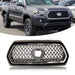 Gray Front Bumper Grille with Chrome Trim for 2019 - 2021 Toyota Tacoma TRD