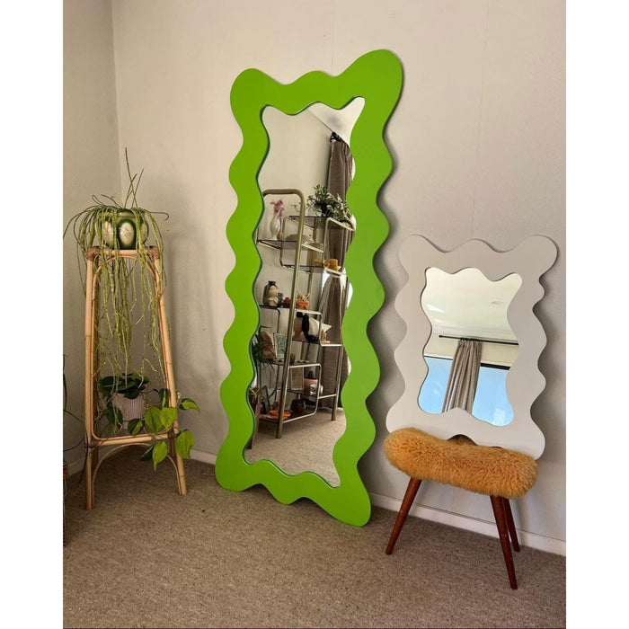 Wavy Full-Length Mirror | Unique Design