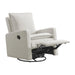 Uptown Swivel Glider Recliner - Boucle White