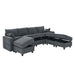 Modular Sectional Sofa Set with Storage: Velvet Comfort