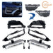 Fits 2020-2022 Honda CRV Front Grille Headlight Trim Fog Light Bracket Set 11Pcs