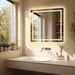 Square LED Bathroom Wall Mirror