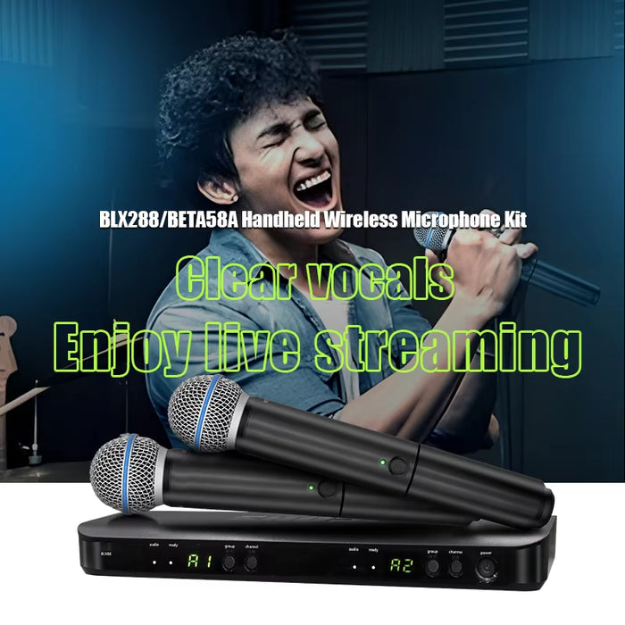 BLX288 Dual Mic Wireless Vocal System