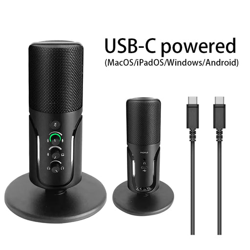 USB Condenser Mic Stream, Record, Learn