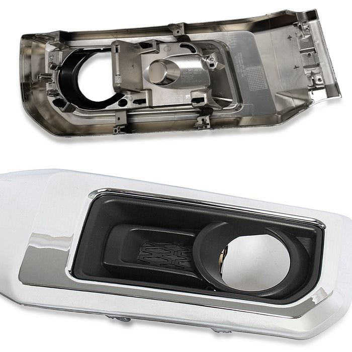 For 14-20 Toyota 4Runner Limited Front Bumper Lower Grille + Fog Lights Set