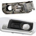 For 14-20 Toyota 4Runner Limited Front Bumper Lower Grille + Fog Lights Set
