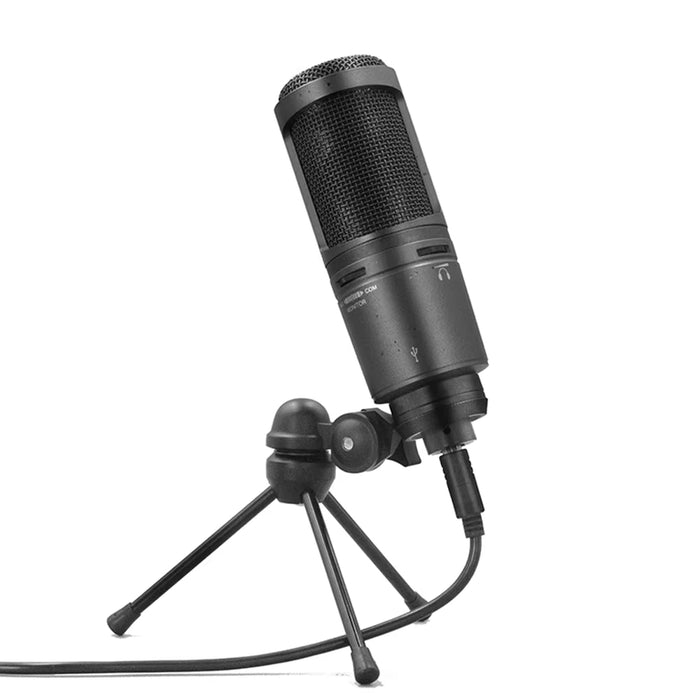 AT2020USB+ Cardioid Condenser USB Microphone, with Built-In Headphone Jack & Volume Control,For Live/Studio/Digital Recording