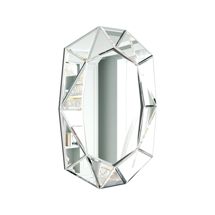 Vanity Wall Mounted Mirror Beveled Edge