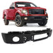 For Ford F150 2009-2014 Front Bumper Face Bar W/ Fog Light Hole Black Split