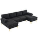 Modern U-Shaped Sectional Sofa with 2 Chaise Lounges