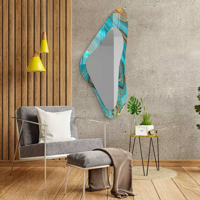 Luxury Wall Mirror | Tempered Glass | Unique Design